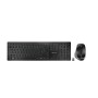 CHERRY DW 9500 SLIM tastiera Mouse incluso Universale RF senza fili + Bluetooth AZERTY Francese Nero, Grigio (JD-9500FR-2)