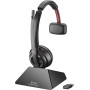 POLY Cuffie con auricolare singolo per ufficio Savi 8210-M DECT 1880-1900 MHz (8D3J8AA)