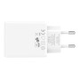 4smarts 546065 Caricabatterie per dispositivi mobili Universale Bianco AC Ricarica rapida Interno