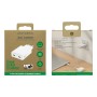 4smarts 546065 Caricabatterie per dispositivi mobili Universale Bianco AC Ricarica rapida Interno