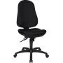 Topstar Bürodrehstuhl "Support SY", Stoff, schwarz Bandscheibensitz, Synchronmechanik, stabiles Fußkreuz (8550 G20) (8550G20)