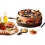 Emerio PO-113255.4 griglia per raclette 1500 W Nero, Marrone