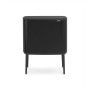 Brabantia 316067 bidone per la spazzatura 33 L Rettangolare Acciaio inox Nero (31 60 67)
