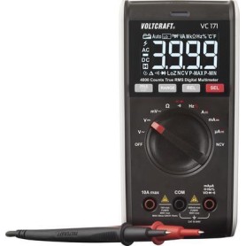 VOLTCRAFT VC171 Hand-Multimeter kalibriert (ISO) digital CAT III 600 V Anzeige (Counts): 4000 (VC-13096745)