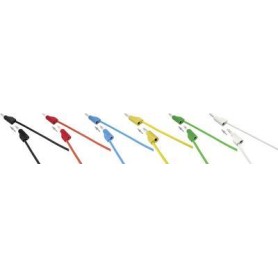 VOLTCRAFT MSB-300 Messleitungs-Set [Lamellenstecker 4 mm - Lamellenstecker 4 mm] 5.00 m (MSB-300-5)