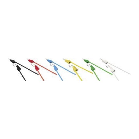 VOLTCRAFT MSB-300 Messleitungs-Set [Lamellenstecker 4 mm - Lamellenstecker 4 mm] 5.00 m (MSB-300-5)