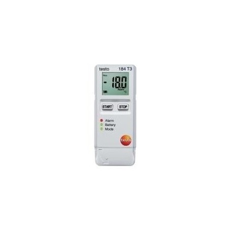 TESTO 184 T3 Temperatur-Datenlogger, Messschreiber, 40000 Messwerte, - 35 ... + 70 ° C, 0.1 ° C (0572 1843)