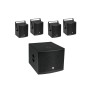 Omnitronic 20000757 altoparlante Nero Con cavo e senza cavo 130 W