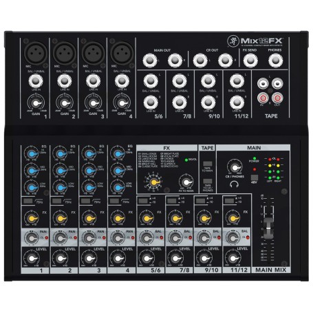 Mackie Mix12FX 12 canali 20 - 30000 Hz Nero (2044096-01)