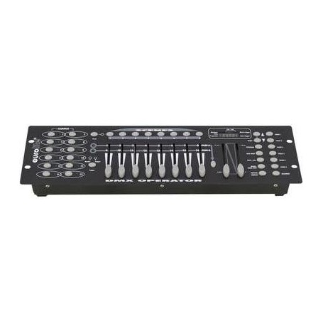 Eurolite DMX Controller DMX Operator 192 16-Kanal 48,30cm (19") -Bauform, Musiksteuerung (70064520)