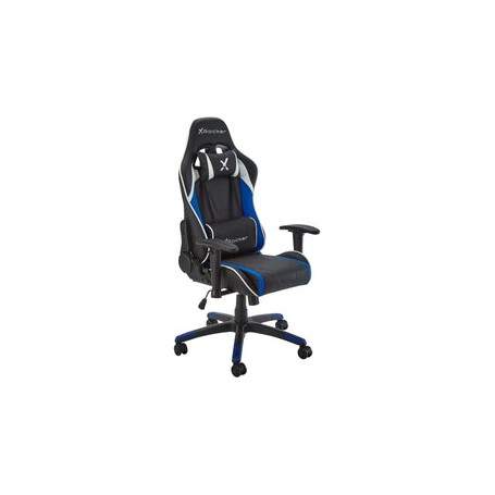X Rocker 5124601 sedia per videogioco Poltrona per gaming Sedia imbottita tappezzata Nero, Blu