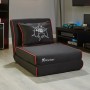 X Rocker 5132901 sedia per videogioco Sedia da gioco per console Sedia tappezzata Nero, Rosso
