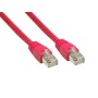 Alcasa Cat. 6 S/FTP, 0.25m cavo di rete Rosso 0,25 m Cat6 S/FTP (S-STP) (8060-003R)