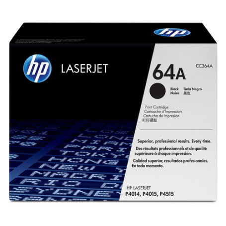 HP 64X 2-pack High Yield Black Original LaserJet Toner Cartridges cartuccia toner 2 pz Originale (CC364XD)