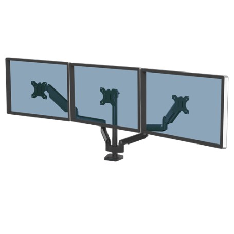 Fellowes 8042601 supporto da tavolo per Tv a schermo piatto Morsa/Bullone di ancoraggio Nero (8042601)