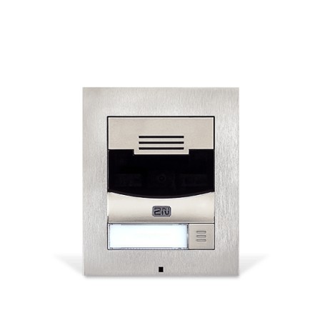 2N Telecommunications IP Solo sistema per video-citofono Nichel (9155301CS)