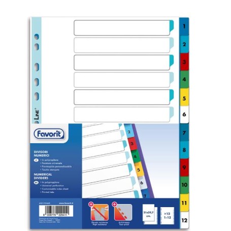 INTERC. NUMERICO 12 TACCHE 21X29.7 (400132468)