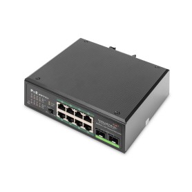 Digitus DN-651110 switch di rete Non gestito Gigabit Ethernet (10/100/1000) Supporto Power over Ethernet (PoE) Nero (DN-651110)
