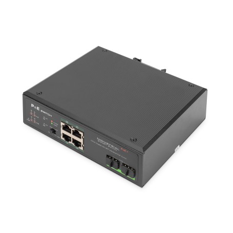 Digitus DN-651109 switch di rete Non gestito Gigabit Ethernet (10/100/1000) Supporto Power over Ethernet (PoE) Nero (DN-651109)