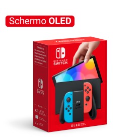 Nintendo Switch OLED console da gioco portatile 17,8 cm (7") 64 GB Touch screen Wi-Fi Blu, Rosso (10007455)