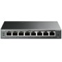 TP-LINK TL-SG108PE Non gestito Gigabit Ethernet (10/100/1000) Supporto Power over Ethernet (PoE) Nero (TL-SG108PE)