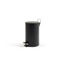 Perfetto 0446C bidone per la spazzatura 5 L Rotondo Acciaio Nero (0446C)