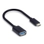 Hamlet XADTC-U2A-MF02 cavo USB 0,2 m USB 3.2 Gen 1 (3.1 Gen 1) USB A USB C Nero (XADTC-U2A-MF02)