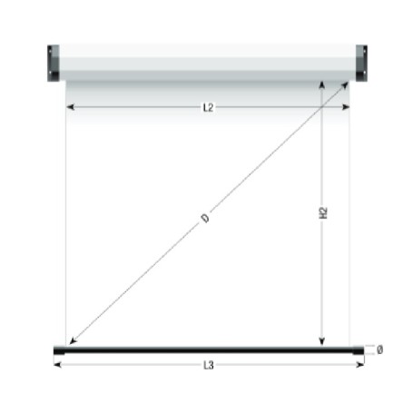 Sopar 5241 schermo per proiettore 2,62 m (103") 4:3 (5241)