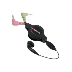 Hamlet Cavo retrattile Voip auricolare con microfono fino a 1.2 metri (XRCAUMI)