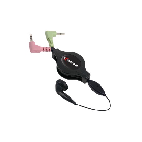 Hamlet Cavo retrattile Voip auricolare con microfono fino a 1.2 metri (XRCAUMI)