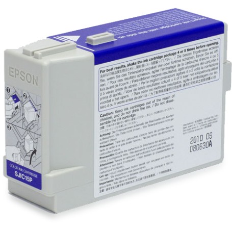 Epson SJIC15P(CMY): Ink cartridge for ColorWorks C3400 and TM-C610 (CMY) (C33S020464)