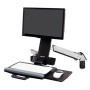 Ergotron StyleView Sit-Stand Combo Arm 61 cm (24") Alluminio (45-266-026)
