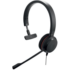 Jabra Evolve 20 MS Mono Auricolare Cablato A Padiglione Ufficio USB tipo A Nero (4993-823-109)