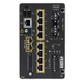 Cisco Catalyst IE-3300-8T2S-E switch di rete Gestito L2 Gigabit Ethernet (10/100/1000) Nero (IE-3300-8T2S-E)