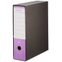Brefiocart NERO& raccoglitore ad anelli A4 Fucsia, Nero (0201156FX)