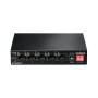 Edimax ES-5104PH V2 switch di rete Fast Ethernet (10/100) Supporto Power over Ethernet (PoE) Nero (ES-5104PH V2)