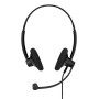 EPOS | SENNHEISER IMPACT SC 60 Auricolare Cablato A Padiglione Musica e Chiamate Nero, Argento (1000668)