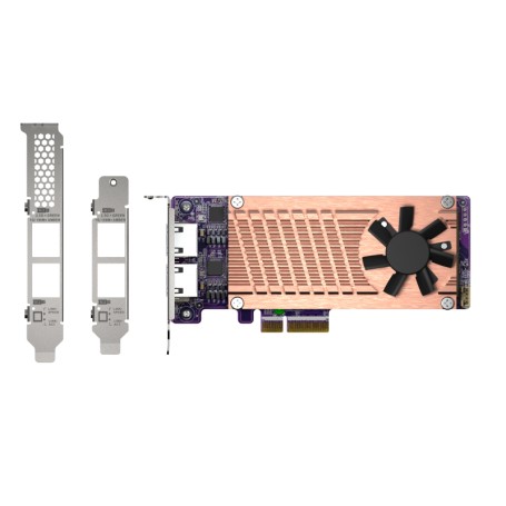 QNAP QM2-2P2G2T scheda di rete e adattatore Interno Ethernet 2500 Mbit/s (QM2-2P2G2T)