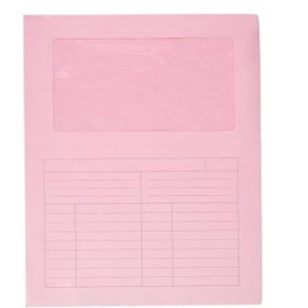 CF50 CARTELLINE C/FINESTRA 120GR RO (700-R)
