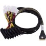 Microchip Technology 2305400-R cavo Serial Attached SCSI (SAS) 0,8 m Nero, Multicolore