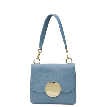 dbramante1928 Vienna Pelle Blu Borsa a tracolla (VICBNFBL5468)