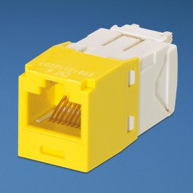 Panduit UTP RJ-45 MiniJack kat6, yellow (CJ688TGYL)