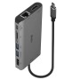 Lindy 43323 replicatore di porte e docking station per notebook Cablato USB 3.2 Gen 1 (3.1 Gen 1) Type-C Nero, Grigi (43323-LND)
