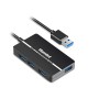 HUB USB3.0 SLIM 4P. 5GBPS ALIM.10W (XHUB-04U3P)