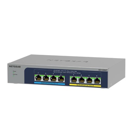 NETGEAR MS108UP Non gestito 2.5G Ethernet (100/1000/2500) Supporto Power over Ethernet (PoE) (MS108UP-100EUS)
