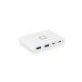 DICOTA D31731 replicatore di porte e docking station per laptop Bianco