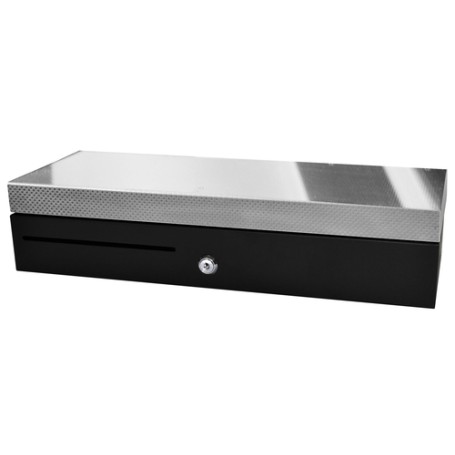APG Cash Drawer ECD460 Cassetto di cassa manuale e automatico (ECD460B-BLK-SS)