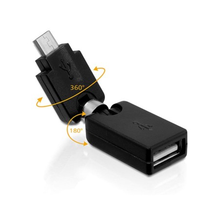 DeLOCK 65366 adattatore per inversione del genere dei cavi USB micro-B USB 2.0-A Nero (R10045)