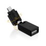 DeLOCK 65366 adattatore per inversione del genere dei cavi USB micro-B USB 2.0-A Nero (R10045)