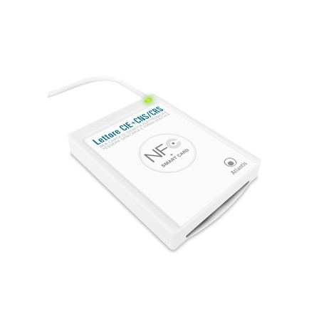Atlantis Land Combo CIE 3.0 + CNS/CRS/TS lettore di card readers Interno USB USB 2.0 Bianco (P005-CIED331C)
